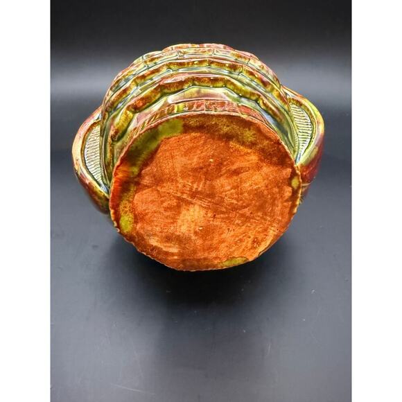 Vintage Mid Century Modern "Hidden" Bottom Bank Ceramic Owl, removable bottom - Picture 3 of 8